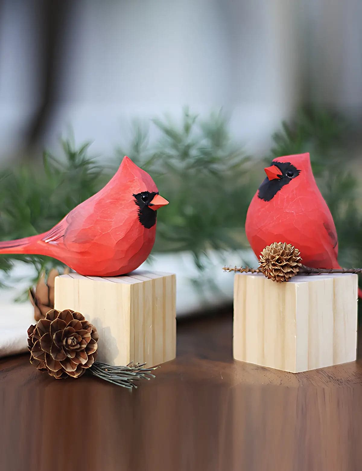 Cardinal-Pair-Wooden-Statuettes-Handcrafted-Whimsy-06