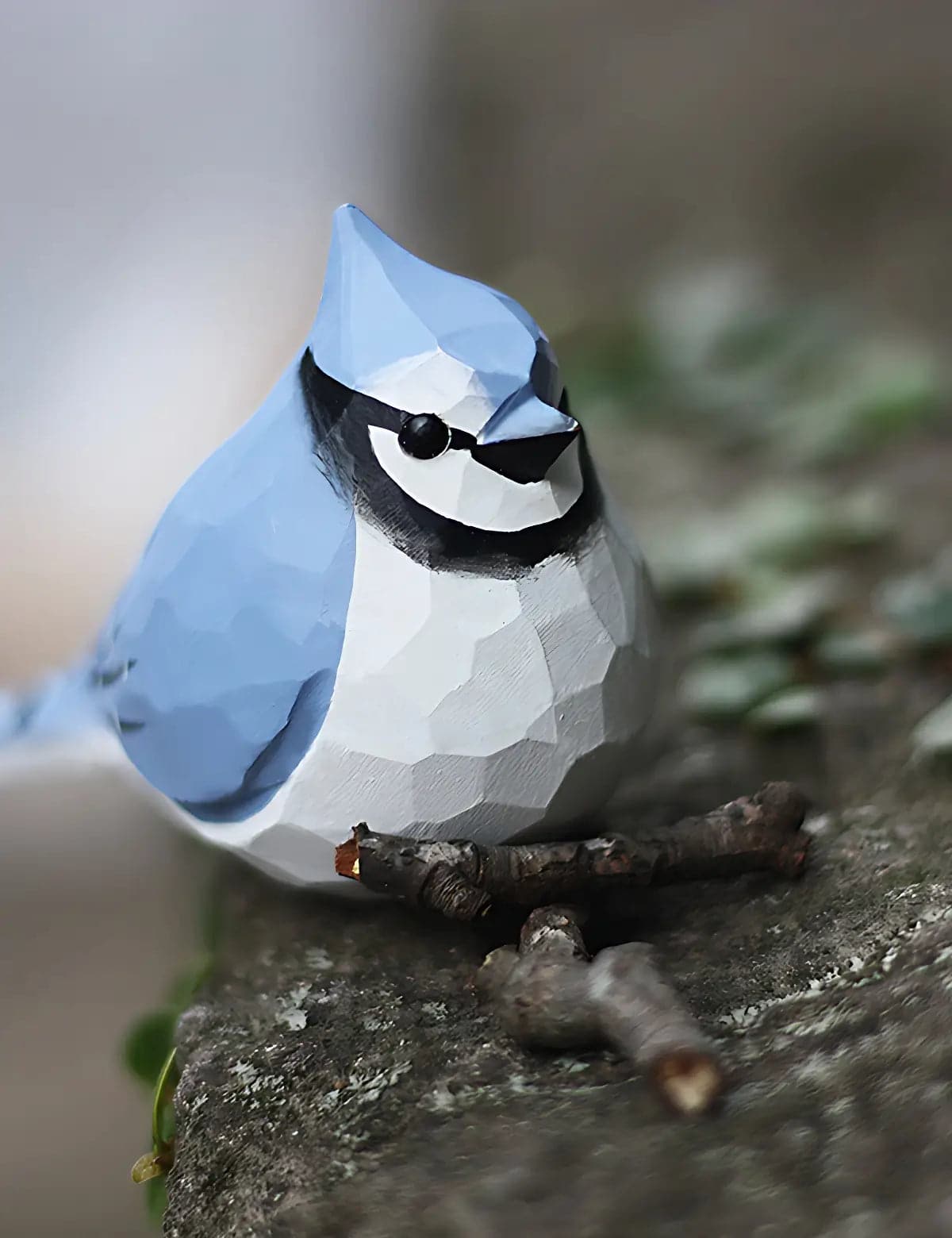 Crested-Blue-Jay-Wooden-Whimsy-Figurine-05