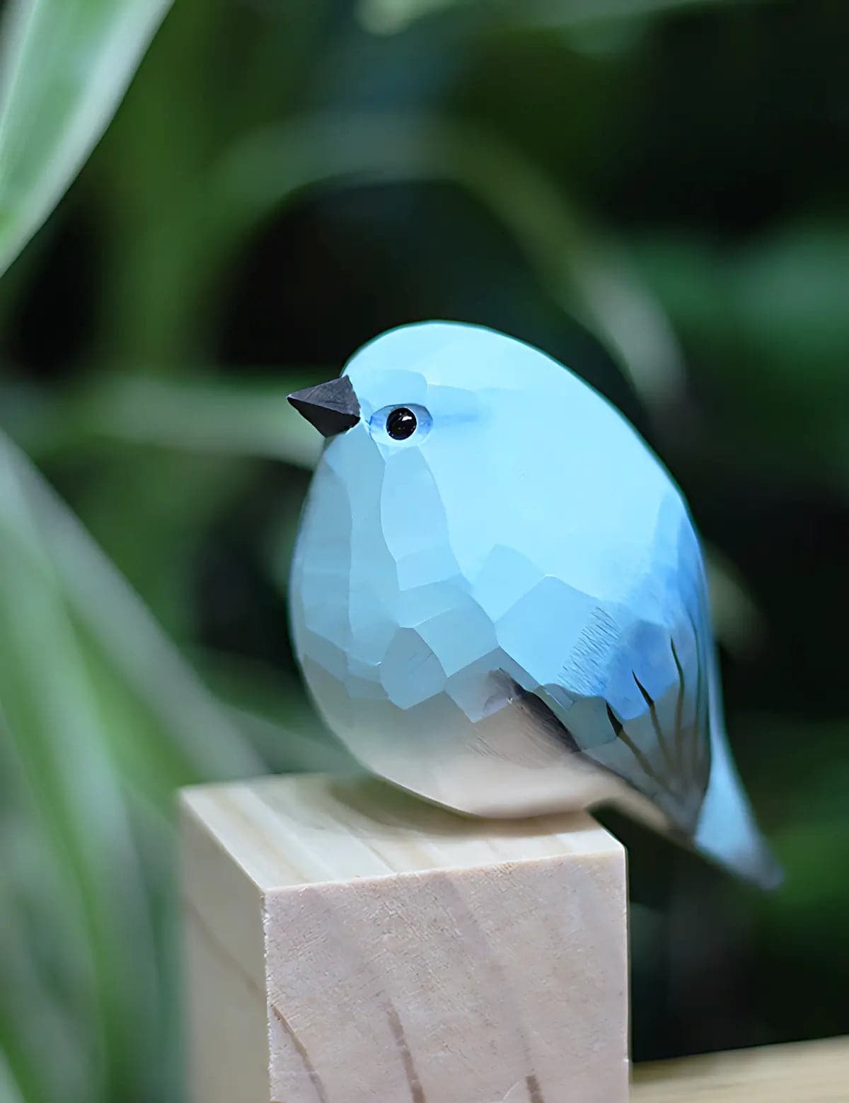 Handcrafted-Bluebird-Decorative-Sculpture-Wooden-Whimsy-02