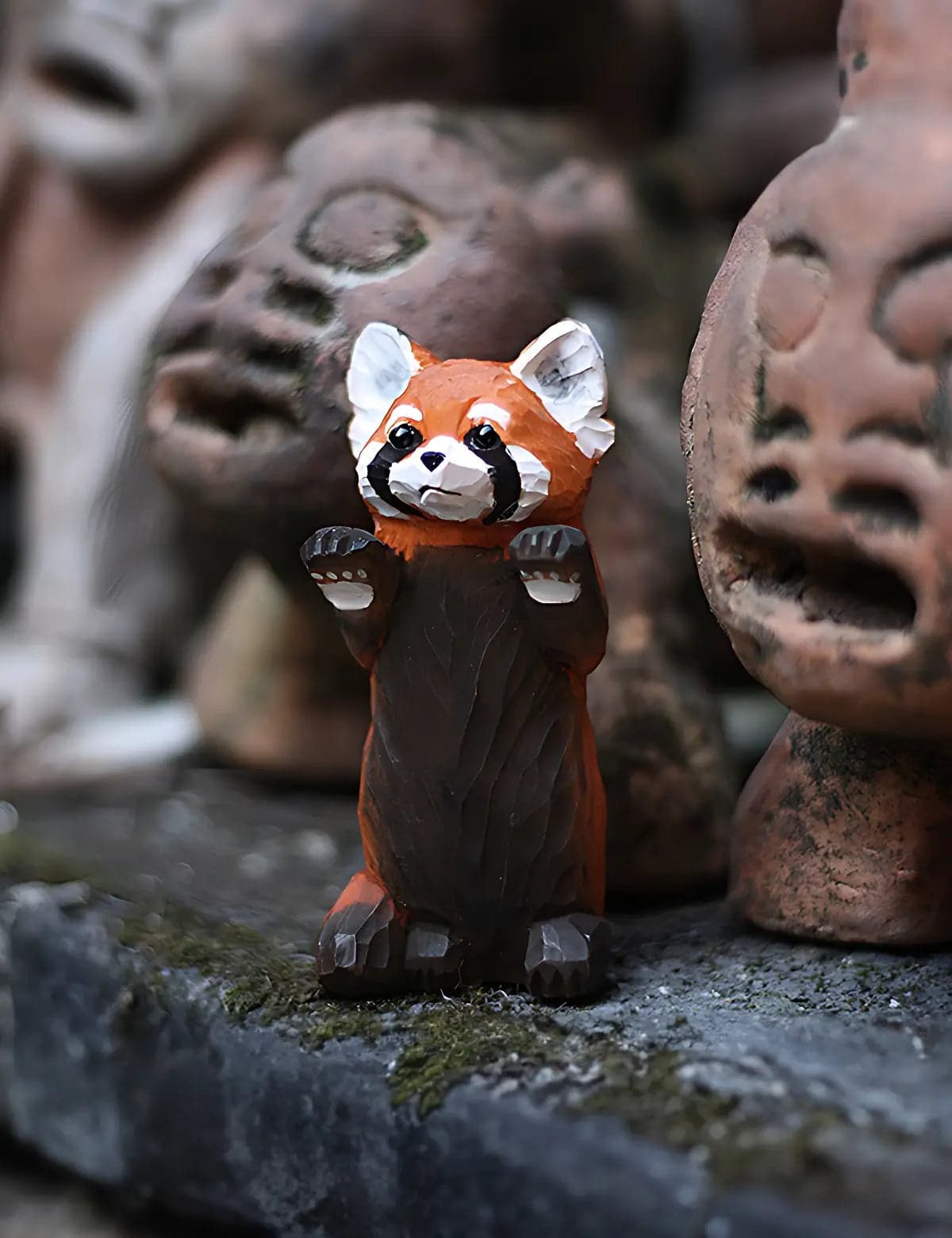 Handcrafted-Red-Panda-Wood-Decor-Home-Accent-04