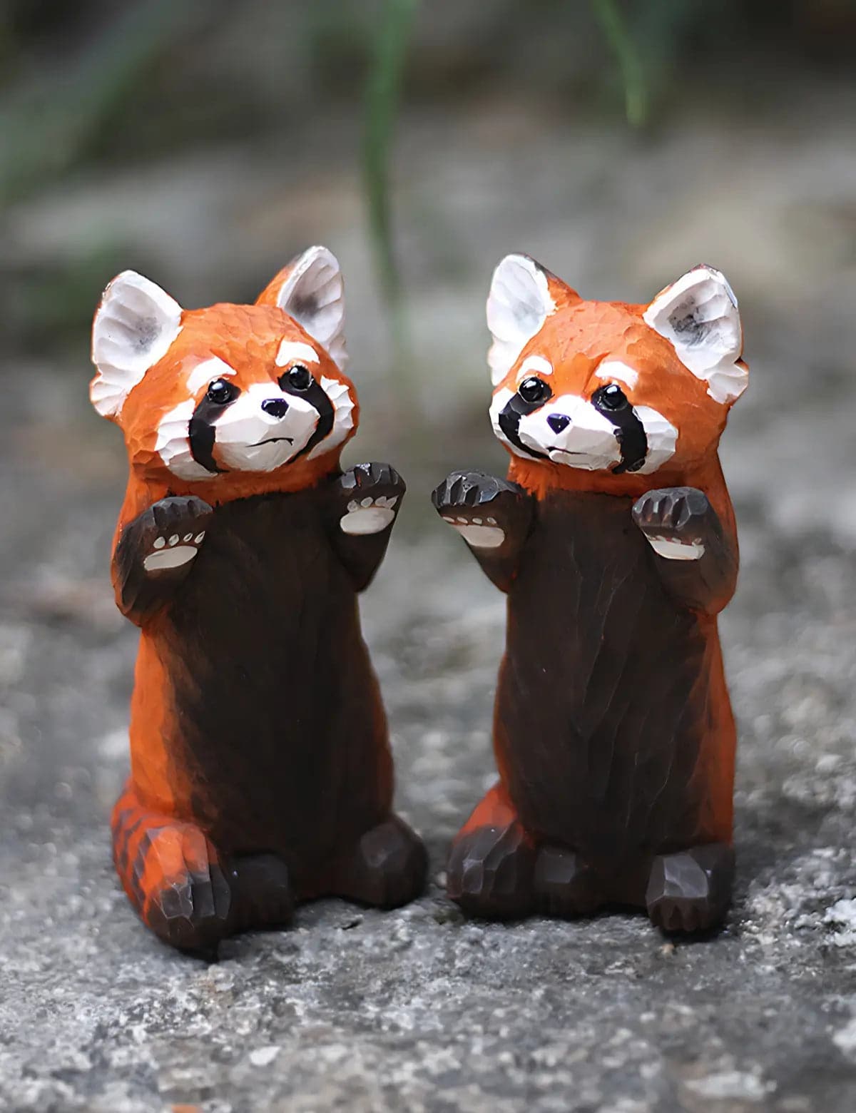 Handcrafted-Red-Panda-Wood-Decor-Home-Accent-05