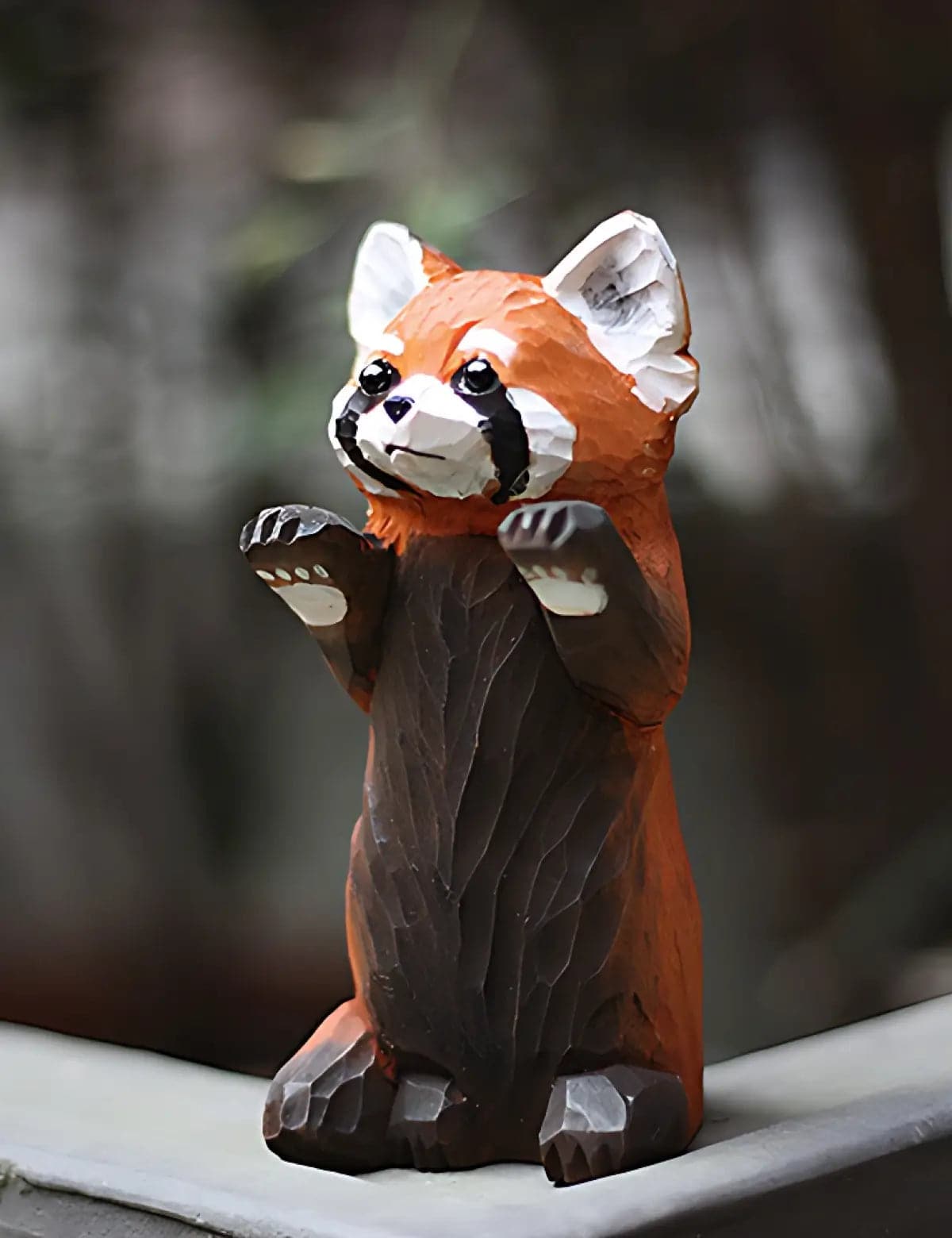 Handcrafted-Red-Panda-Wood-Decor-Home-Accent-08