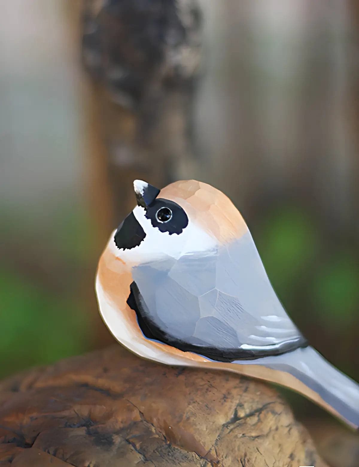 Red-headed-Long-tailed-Tit-Wood-Sculpture-06