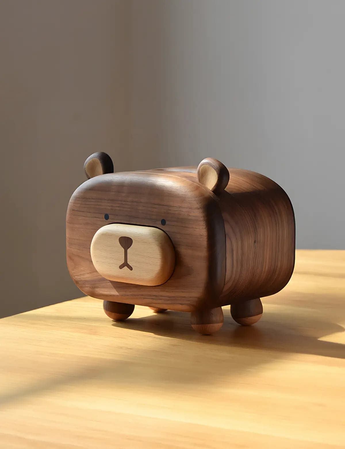Whimsical-Bear-Shaped-Wooden-Tissue-Box-with-Toothpick-Holder-03