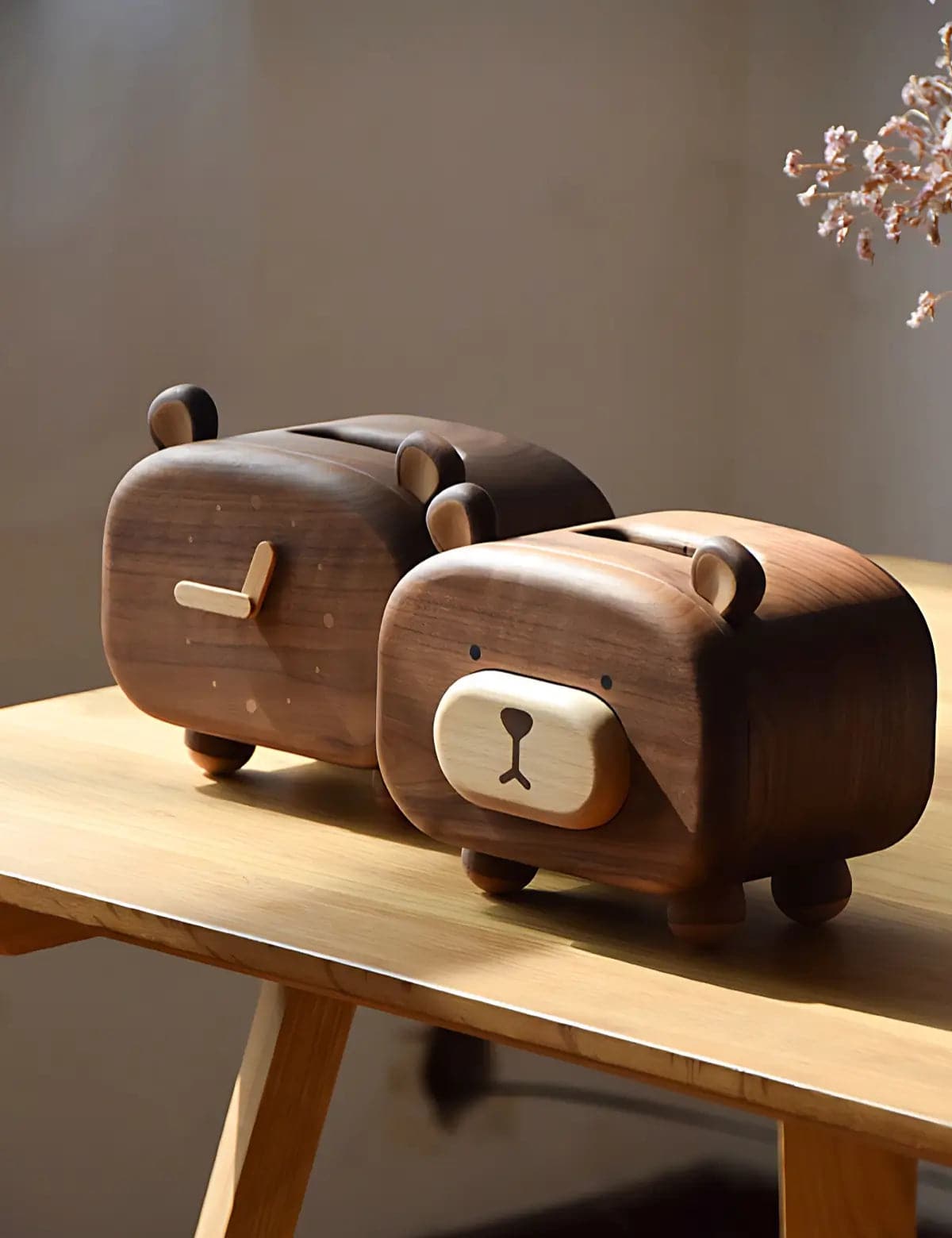 Whimsical-Bear-Shaped-Wooden-Tissue-Box-with-Toothpick-Holder-08