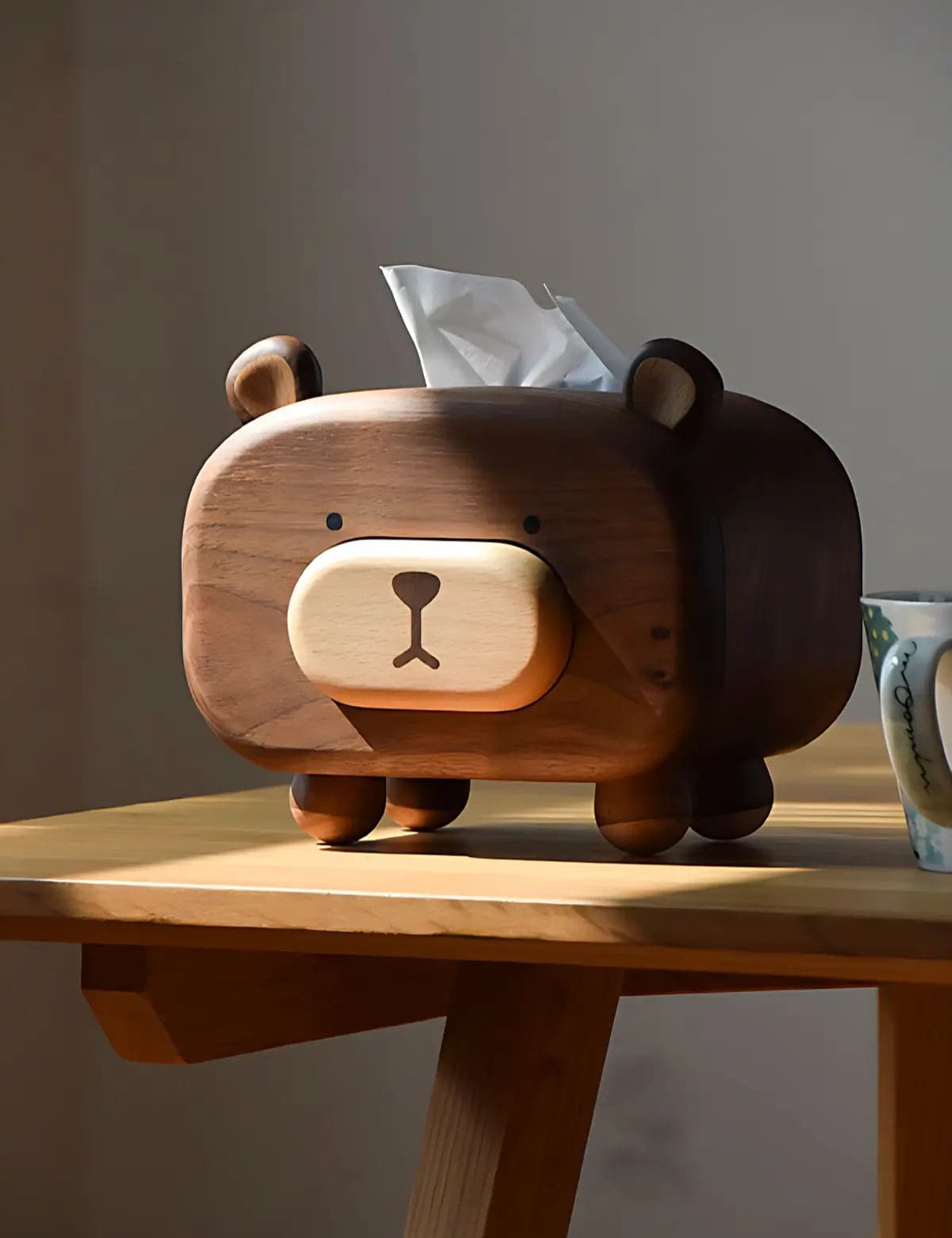 Whimsical-Bear-Shaped-Wooden-Tissue-Box-with-Toothpick-Holder-09