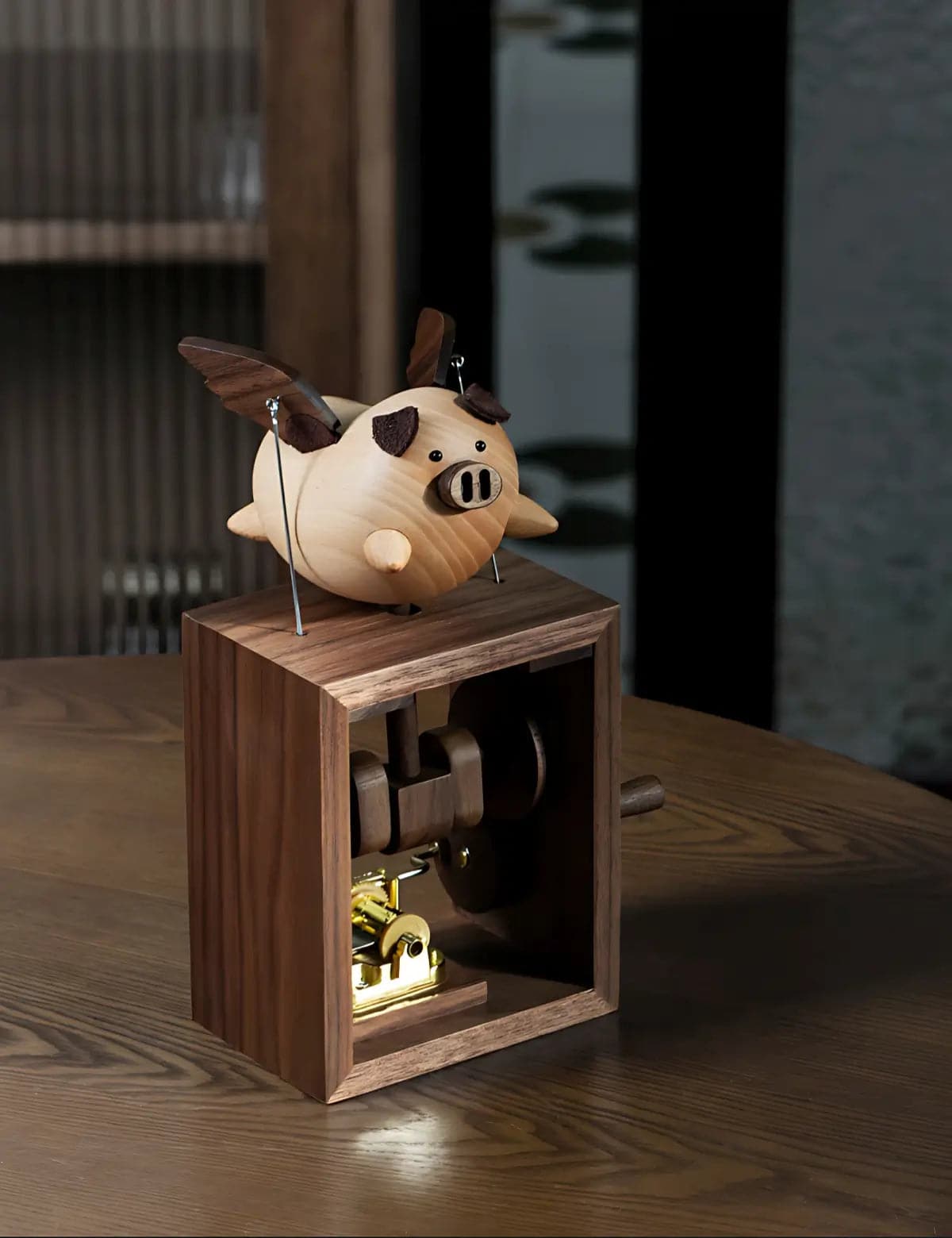 whimsical-wooden-pig-music-box-home-decor-05